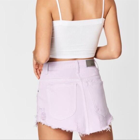 Carmar LF Beatrice Lavender Zipper Denim Skirt - Picture 11 of 12